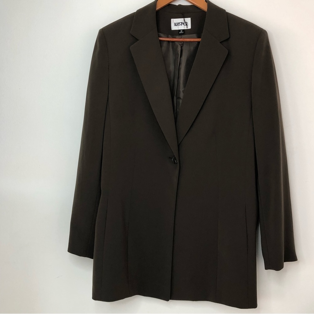 Kasper Blazer Jacket Brown Women’s 18